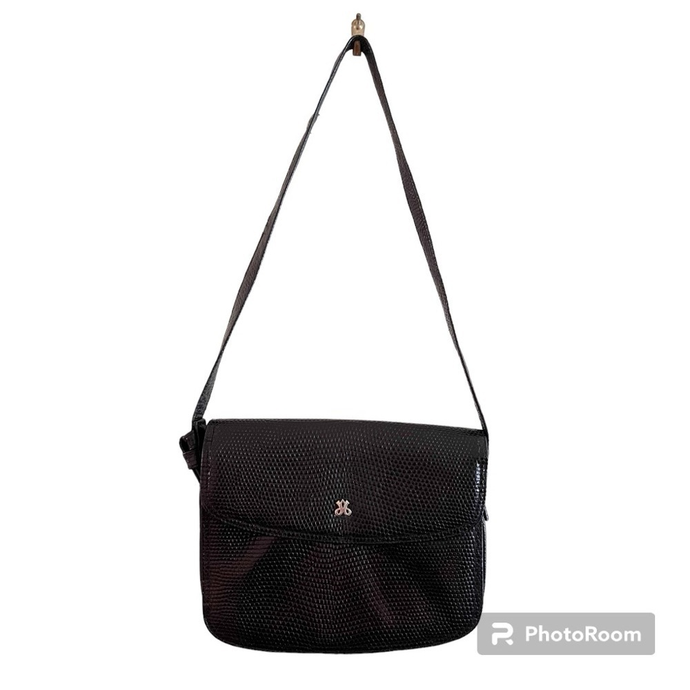 Vintage Jay Herbert Black Leather Crossbody Bag